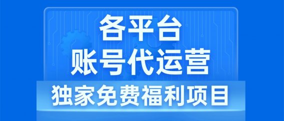 免费项目,视频号,公众号,今日头条代运营,合作共赢